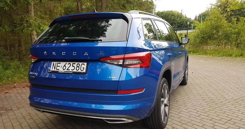 Skoda Kodiaq cena 145900 przebieg: 156000, rok produkcji 2019 z Bolków małe 529